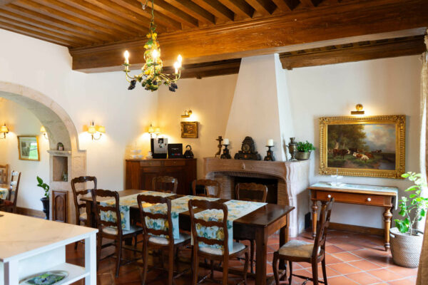 French interior at Chateau de Mirande