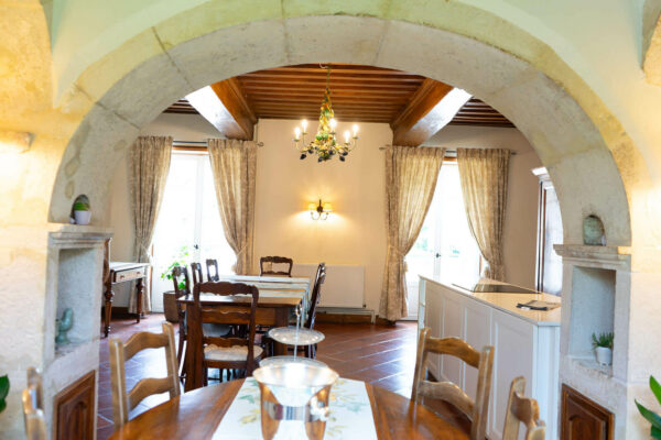 Historic interior at Chateau de Mirande